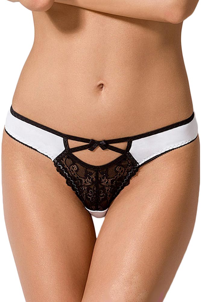 Черные стринги Athena XXL/3XL Pas_Athena thong BlackXXL/3XL - Passion - Трусики-стринги - Купить