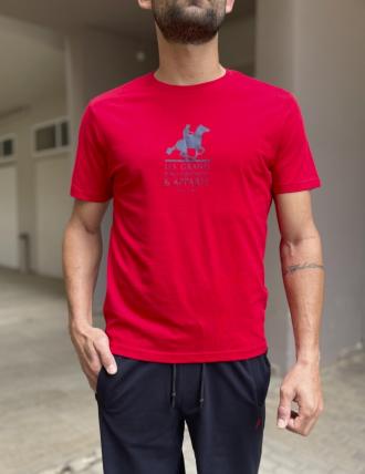 US Grand Polo ανδρικήκοντομάνικημπλούζα. Διαθέτει στρογγυλή λαιμόκοψη και στάμπα στο στήθος με το λογότυπο.Κανονική εφαρμογή με λίγη ελαστικότηταΣύνθεση: 100%βαμβάκιΤο μοντέλο έχει ύψος 1.85 και 75 κιλά. Φοράει μέγεθος M