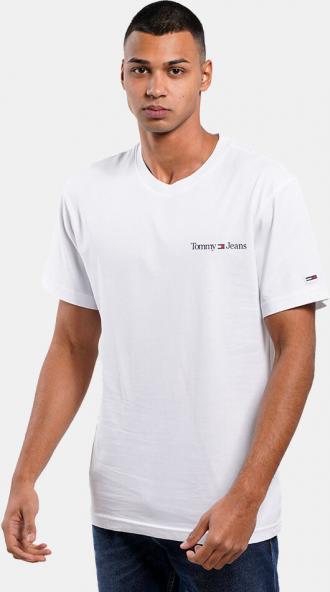 Κάνε δικό σου αυτό το ανδρικό T-shirt με την υπογραφή της Tommy Jeans και κάνε το δικό σου elegant style! Είναι κατασκευασμένο από απαλό διαπνέον ύφασμα για ανάλαφρη αίσθηση και ολοκληρώνεται με το Tommy Jeans design στο στήθος. Πληροφορίες • Σύνθεση: 50% οργανικό βαμβάκι / 50% βαμβάκι • Κανονική εφαρμογή • Στρογγυλή λαιμόκοψη • Κοντά μανίκια Extra Λεπτομέρειες • Λογότυπο Tommy Jeans  • Χρώμα: Άσπρο
