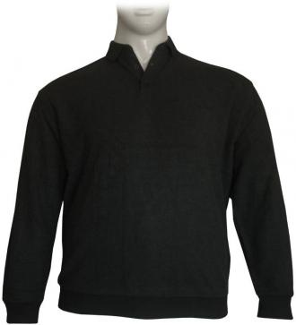Μπλούζα wool feel τύπου polo μακρυμάνικη με κέντημα στο στήθος.Η μπλούζα είναι κατασκευασμένη από εξαιρετικής ποιότητας τρίκλωστο βαμβάκι που προσφέρει άνεση κινήσεων όλες τις ώρες της ημέρας.Η ειδική πλέξη του νήματος του υφάσματος που αφήνει μια ζεστή και απαλή αίσθηση στην επαφή με το δέρμα ενώ η χρήση ανεξίτηλων νηματοβαφών εγγυάται την αντοχή στον αποχρωματισμό.     Οι μακρυμάνικες βαμβακερές μπλούζες είναι μια πρακτική επιλογή που θα σε διευκολύνει στον συνδυασμό με πολλούς τύπους παντελονιών ενώ θα σε κρατήσει ζεστό τους χειμωνιάτικους μήνες του χρόνου.Μπορούν να φορεθούν το ίδιο εύκολα μόνες τους όσο και να 