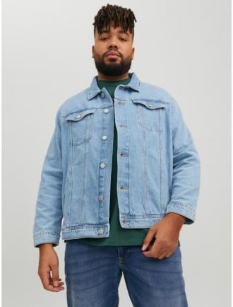 Jack %26 Jones Denim Jacket MF823.Το ρούχο έχει: Δύο πλαινές τσέπες στο ύψος της μέσης Δύο cargo τσέπες στο στήθος που κλείνουν με καπάκι και κουμπί Πατιλέτα που κλείνει με μεταλλικά κουμπιά Μανίκια που κλείνουν με μεταλλικό κουμπί Μέση που αυξομειώνει με κούμπωμα