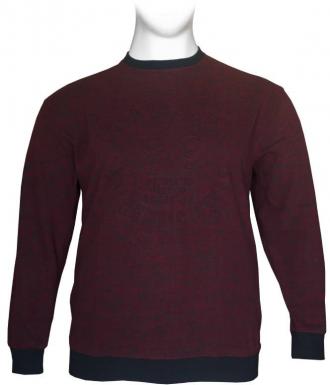 Μακρυμάνικη wool feel μπλούζα με λαιμόκοψη και Flock 3D στάμπα,της Leo Collection.Το φινίρισμα του ρούχου αγκαλιάζει με πλεκτό ελαστικό ριπ τους καρπούς των χεριών και την μέση ενώ με πλεκτό ριπ έχει επενδυθεί και η λαιμόκοψη του.Ιδανικό για μια προσεγμένη casual εμφάνιση αλλά και για μια πιο ξεχωριστή και ιδιαίτερη βραδινή εμφάνιση,συνδυασμένο με κάποιο από τα αγαπημένα chinos παντελόνια και σακάκια σου.Κατασκευασμένο από σύμικτο ύφασμα(Βαμβάκι 60%,Polyester 20%,Viscose 20%). Οι μακρυμάνικες μπλούζες είναι μια πρακτική επιλογή που θα σε διευκολύνει στον συνδυασμό με πολλούς τύπους παντελονιών,ενώ θα σε κρατήσει ζεστό τους χειμωνιάτικους μήνες του χρόνου.Ιδανικά συνδυασμένες με ένα πουκάμισο και ένα παντελόνι τζιν για μια ξεχωριστή και άνετη εμφάνιση κατά την διάρκεια της μέρας ,αλλά και ευκολοσυνδύαστες για την βραδινή σου έξοδο ταιριάζοντας τις με σπορ σακάκι,πουκάμισο και παντελόνι τύπου chinos ή πεντάτσεπο καπαρτινέ. Ανεξάρτητα από το πως θα επιλέξεις να τις συνδυάσεις,οι βαμβακερές μακρυμάνικες μπλούζες είναι η πλέον ιδανική και μοντέρνα επιλογή και ένα must για την γκαρνταρόμπα σου.