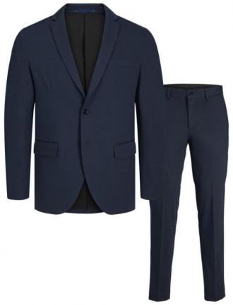Ελαστικό κοστούμι "Jones Stretch Suit" της Jack And Jones Premium Collection,σε plus fit γραμμή.Σύνθεση:50% Polyester - Recycled, 21% Nylon, 17% Viscose, 10% Elastane, 2% Polyester