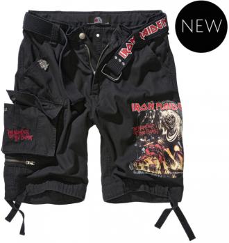 Iron Maiden Savage Shorts %27The Number of the Beast%27 Black Edition by Brandit Beasts. Το ρούχο έχει : Μεταξοτυπία %27The Number of the Beast%27 στο αριστερό μπατζάκι Κεντητό logo %27The Number of the Beast%27 στην δεξιά τσέπη Μεταλλικό κουμπί με ανάγλυφο logo Iron Maiden Ζώνη με μεταξοτυπία logo Iron Maiden Υφαντό Patch Brandit Beasts στην πίσω τσέπη Αφαιρούμενη μεταλλική καρφίτσα Eddie 2 μπροστινές τσέπες Κορδόνι σύσφιξης στην μέση Μεταλλικά τρουκ με logo Iron Maiden Το ρούχο έχει υποστεί επεξεργασία Stonewash
