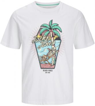 Μακό t-shirt "Elijah Tee" της Jack %26 Jones με μεταξοτυπία. Κατασκευασμένο από 100% βιολογικό βαμβακερό ύφασμα που το καθιστά πολύ άνετο και δροσερό ούτως ώστε να το φοράς άφοβα όσες ώρες θες .Μπορείς να το συνδυάσεις πολύ εύκολα με κάποιο από τα τζιν παντελόνια σου είτε με οποιαδήποτε από τις βερμούδες σου και να εντυπωσιάσεις παίζοντας με τις διχρωμίες ή την χρωματική αντίθεση που θα επιλέξεις.