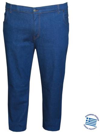 Ελαστικό τζιν παντελόνι μεσαίου καβάλου