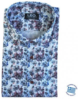 Με γνώμονα την κάθε προσεγμένη εμφάνιση που θες να κάνεις,η Leo Collection επέλεξε το συγκεκριμένο πουκάμισο μέσα από μια αστείρευτη γκάμα πουκαμίσων.Παίξε με τους χρωματικούς συνδυασμούς εναλλάσσοντας τα παντελόνια που έχεις στην γκαρνταρόμπα σου,ανάλογα την περίσταση αλλά και το κύρος που θέλεις να προσδώσεις στην εκάστοτε εμφάνιση σου.Ταίριαξε το με το αγαπημένο σου τζιν η καπαρτινέ πεντάτσεπο παντελόνι,φορώντας το ριχτό και έξω από το παντελόνι σου για ένα άνετο και ξεχωριστό καθημερινό ντύσιμο. Είναι γεγονός πως τα τελευταία χρόνια τα έντονα σχεδιαστά πουκάμισα έχουν κάνει την είσοδο τους στο ανδρικό ντύσιμο αλλά και στις περισσότερες ανδρικές γκαρνταρόμπες .Ευκολοφόρετα και εντυπωσιακά στην εμφάνιση εκ φύσεως δώσανε στυλιστικές λύσεις στο καθημερινό αλλά και στο επίσημο μοντέρνο ανδρικό ντύσιμο.Παρακολουθώντας λοιπόν από κοντά τις τάσεις της μόδας αλλά και τους διεθνείς καταλόγους παραγωγής των μεγαλύτερων υφαντουργιών στον τομέα του ανδρικού πουκαμισού,η Leo Collection συνεχίζει να επιλέγει τα ιδανικά υφάσματα που αφορούν το ανδρικό πουκάμισο σε μεγάλο μέγεθος με τις όποιες ιδιαιτερότητες αυτό έχει.Άλλωστε η πείρα των 55 και πλέον ετών της είναι η προφανέστερη και καλύτερη εγγύηση που μπορείς να έχεις.