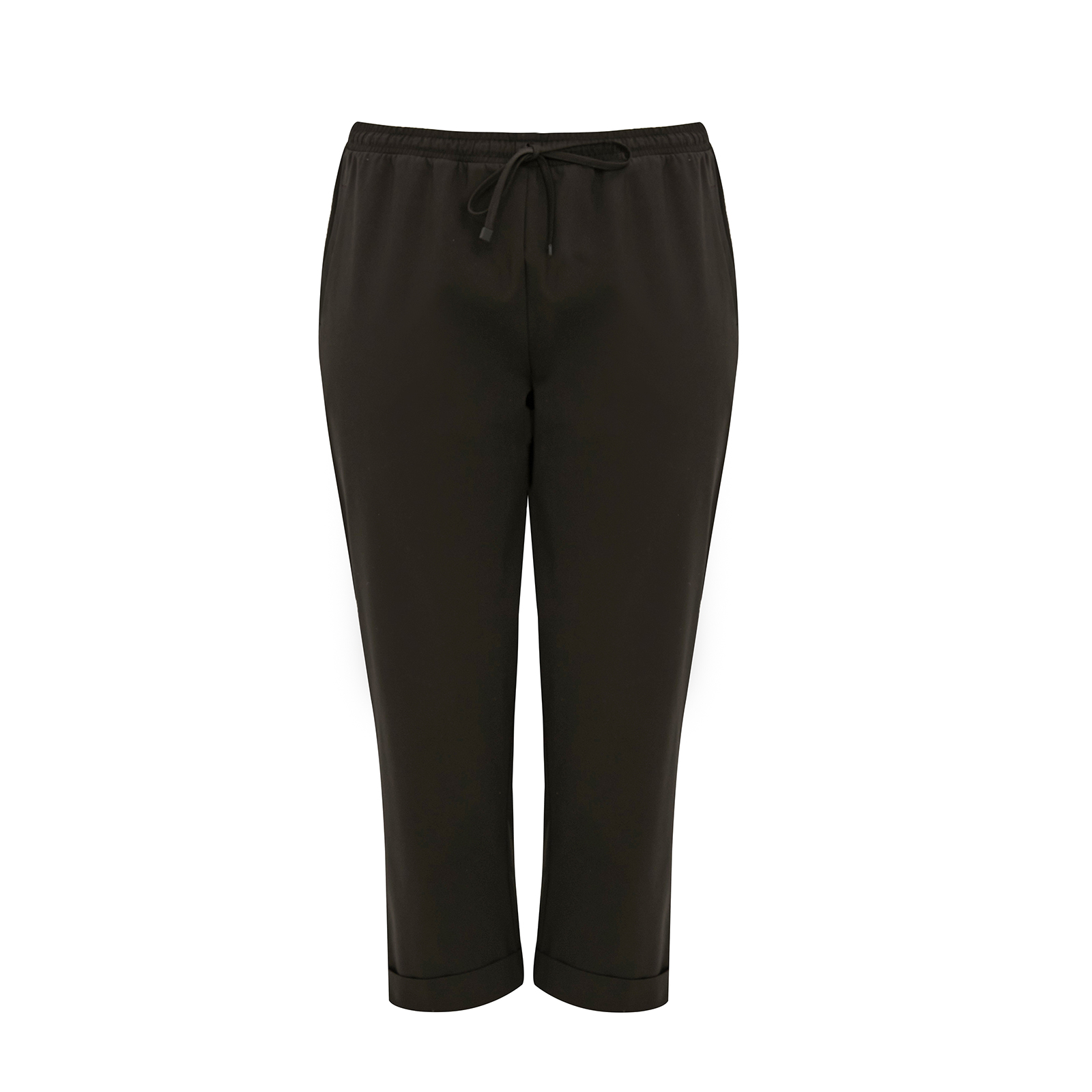  Αυτό το basic παντελόνι από βαμβακερό ύφασμα αποτελεί ιδανική επιλογή για άνετες, καθημερινές εμφανίσεις. Το ελαστικό ύφασμα και η καθαρή γραμμή προσφέρουν ελευθερία κινήσεων και minimal αισθητική. Ένα ευέλικτο κομμάτι που ταιριάζει εύκολα σε casual σύνολα. ● Απαλό ύφασμα από βαμβακερό μείγμα με ελαστικότητα ● Ελαστική μέση με ρυθμιζόμενο κορδόνι ● Άνετη, κανονική εφαρμογή ● Cropped μήκος για σύγχρονο καθημερινό στιλ ● Ελαφριά και δροσερή αίσθηση ● Συνδυάζεται εύκολα με T-shirts, μπλούζες ή πουκάμισα Μήκος (εσωτερική ραφή): 62 εκ. 62%COTTON 33%POLYESTER 5%ELASTANE