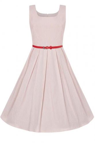 vintage luxury cotton φόρεμα Suzy Q pink