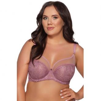  Κατασκευασμένο από εξαιρετικής ποιότητας δαντέλα για να επιτρέπει στο δέρμα να αναπνέει Συγκεντρώνει τέλεια και ανυψώνει τον μπούστο Με μπανέλα χωρίς ενίσχυση για μεγάλο στήθος Η πλάτη αγκαλιάζει τέλεια το σώμα και επιτρέπει στο σουτιέν να διατηρείται στη σωστή θέση Είναι πολύ σταθερό για μεγάλα μεγέθη               Σύνθεση: 96% πολυαμίδιο, 4% ελαστάν  