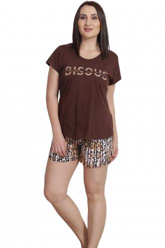 Vienetta Γυναικεία καλοκαιρινή πυτζάμα με τύπωμα 