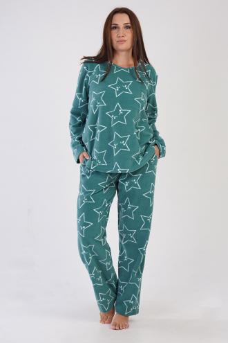 Vienetta Γυναικεία χειμερινή fleece πυτζάμα 