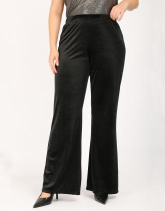 Βελούδινη παντελόνα με λάστιχο στην μέση. ΣΥΝΘΕΣΗ: 95%POL 5%SP